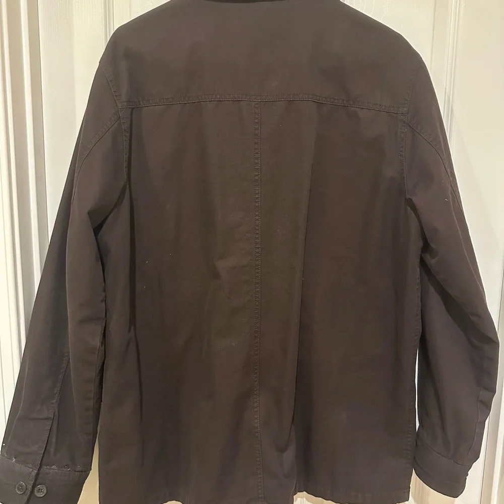 Men’s Brown Lands’ End Jacket - Picture 3 of 4